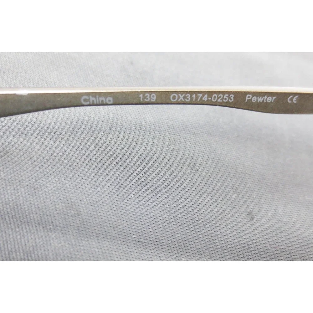 Oakley Barrelhouse 0.5 Pewter Semi Rimless Eyeglasses Frame OX3174-0253 53mm